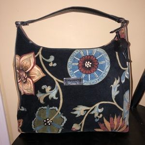 Longchamp Velour Hobo Bag